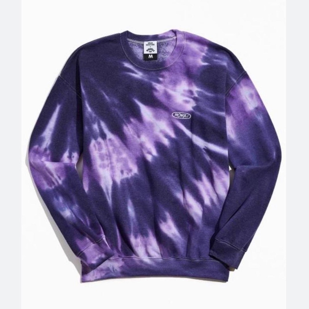 Purple tie dye sweatshirt